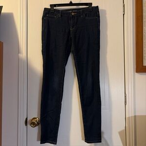 Michael Kors Jeans Women's Size 2 Blue Dark Wash Low Rise Skinny Stretch MK